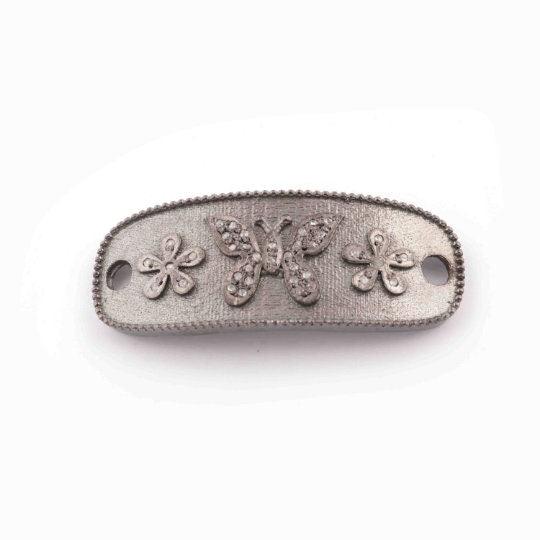 Pave Diamond Bracelet Diamond Jewelry Bracelet Connector Necklace Charm Link Connector Jewelry Finding Connector Handmade Jewelry